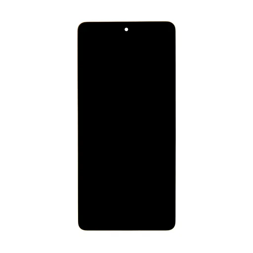 LCD kijelző + Érintőegység + Előlap Xiaomi Redmi Note 12 Pro+ 5G Fekete (Szerviz Csomag) - 1