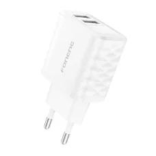 Töltő Foneng EU53 2xUSB-A, 2,4A (Fehér)