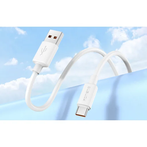 Foneng X108 USB-A - USB-C kábel, 3A, 1m (fehér) - 3