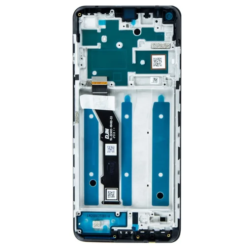 Motorola G9 Plus LCD kijelző + érintőegység + előlap fekete (Szervizcsomag) - 2