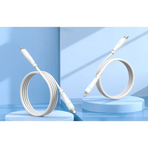 Cable USB-A - Lightning Foneng X101 2,4A, 1,2m (fehér) Lightning USB kábel - 3