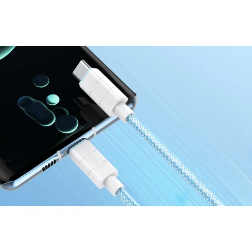 Foneng XS02 PD27W USB-C - Lightning kábel, 1,2m (kék) - 4