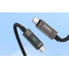 Foneng XS05 100W USB-C to USB-C kábel (fekete) thumbnail