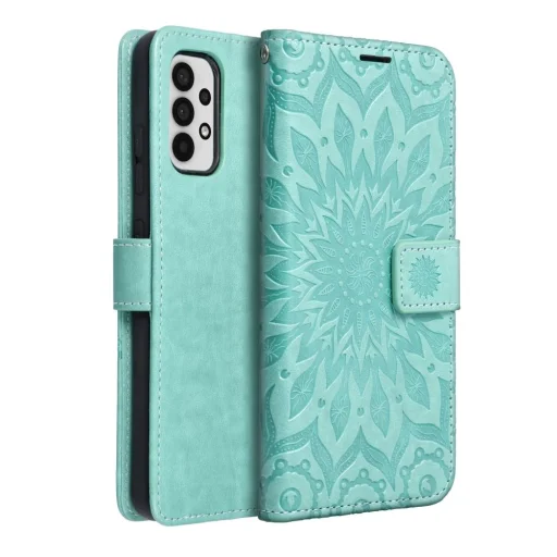 MEZZO fliptok Samsung A32 5G tok mandala zöld - 10