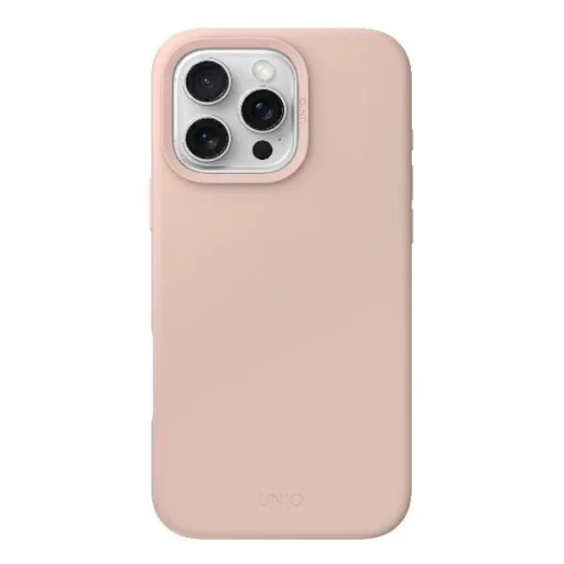 Uniq Lino Hue iPhone 16 Pro Max 6.9" Magclick Töltő tok, pink/rózsaszín tok - 1