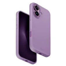 Uniq Lino Hue iPhone 16 6.1" Magclick töltős tok rózsaszín/szürke rózsaszín tok