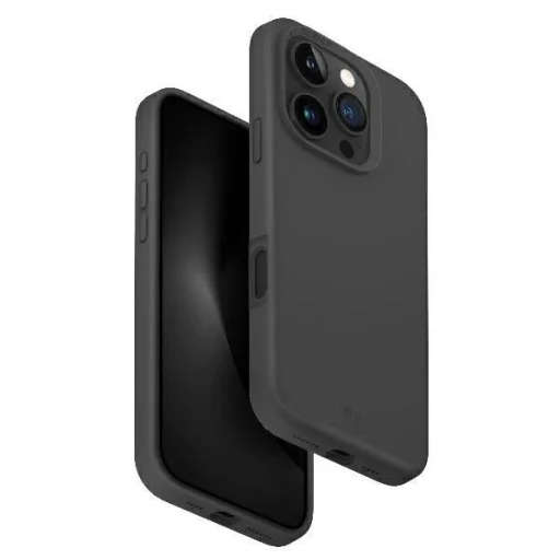 Uniq Lino Hue iPhone 16 Pro 6.3" Magclick töltőtok szürke/charcoal szürke tok - 1