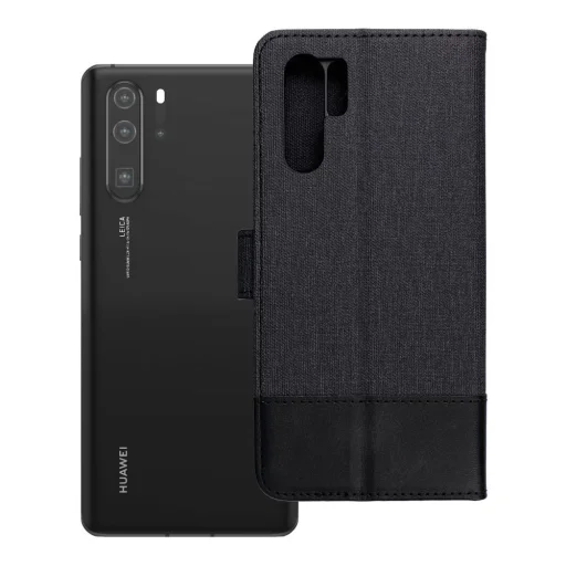 GOMMA flipové puzdro Huawei P30 Pro čierne puzdro - 9