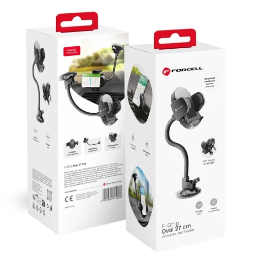 FORCELL autós tartó - OVAL ívvel 27 cm - 1