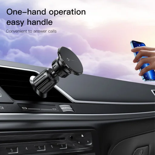 FORCELL F-Grip MagElite mágneses autós telefontartó szellőzőre fekete - 9