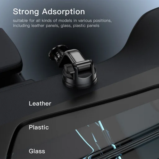 FORCELL F-Grip MagLuxe mágneses autós telefontartó szélvédőre/középkonzolra/szellőzőre fekete - 14