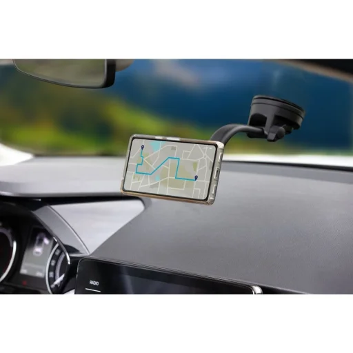 FORCELL F-Grip MagLuxe mágneses autós telefontartó szélvédőre/középkonzolra/szellőzőre fekete - 18