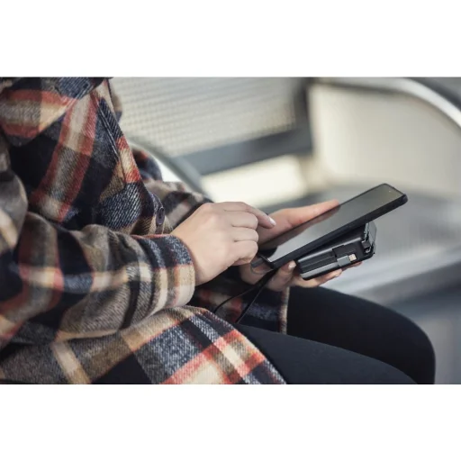 FORCELL F-ENERGY multifunkcionális töltő 20W 5 az 1-ben USB-C/villám kábellel, 10000mAh power bankkal és vezeték nélküli töltéssel 15W - 12