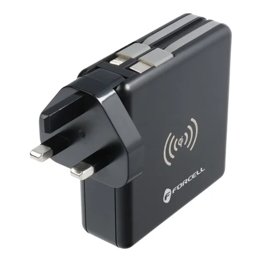 FORCELL F-ENERGY multifunkcionális töltő 20W 5 az 1-ben USB-C/villám kábellel, 10000mAh power bankkal és vezeték nélküli töltéssel 15W - 3