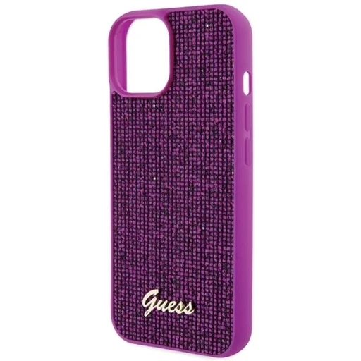 GUESS tok iPHONE 13 / 14 / 15 GUHCP15SPMSDGSF (Disco Metal Script) fukszia tok - 6