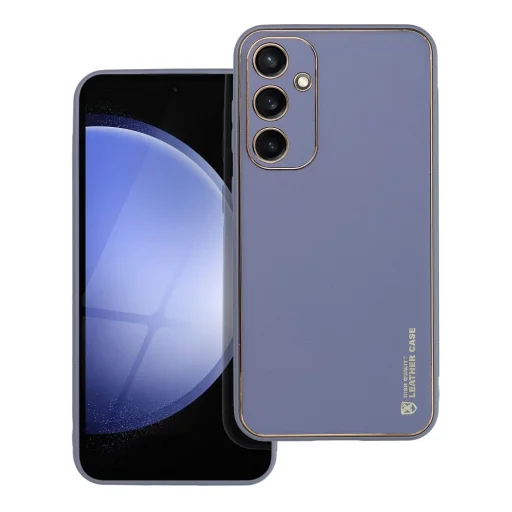 BŐRTOK SAMSUNG S23 FE kék tok - 1