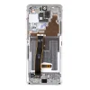 LCD kijelző + Érintőegység + Előlap Samsung G988 Galaxy S20 Ultra Kozmikus Fehér (Szolgáltatás Csomag) thumbnail
