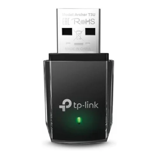 TP-LINK Vezeték nélküli USB Wi-Fi Adapter Mini T3U AC1300 Fekete EU - 1