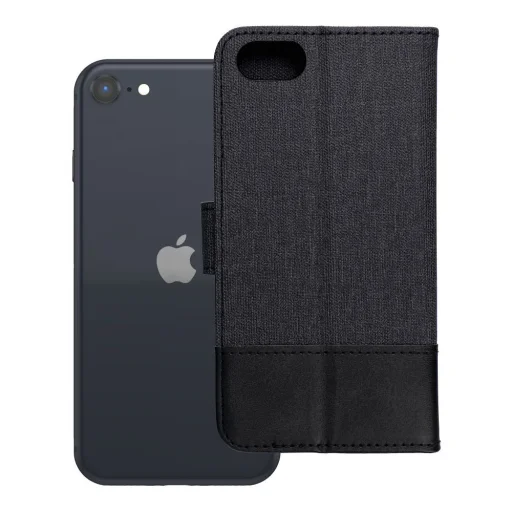 GOMMA fliptok iPhone 7/8/SE 2020/SE 2022 fekete tok - 9