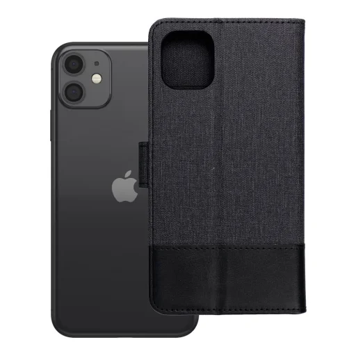 GOMMA Flipové puzdro iPhone 11 čierne - 9