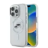  iPhone 16 Pro Max átlátszó Karl Lagerfeld IML K&CH Heads Metal Frame MagSafe tok thumbnail