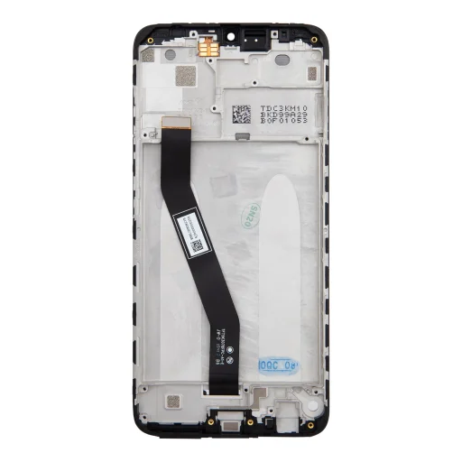 LCD kijelző + érintőegység + előlapi burkolat Xiaomi Redmi 8A fekete (szerviz csomag) - 2