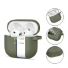 Tech-protect Silicone Hook Apple Airpods 4 Olive Green Tok thumbnail