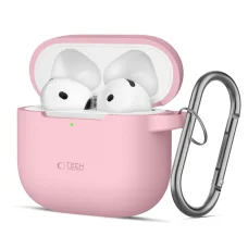 Tech-protect Szilikonkampó Apple Airpods 4 Tok Piszkos Rózsaszín