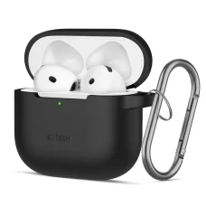 Tech-protect Silicone Hook Apple Airpods 4 Fekete Tok