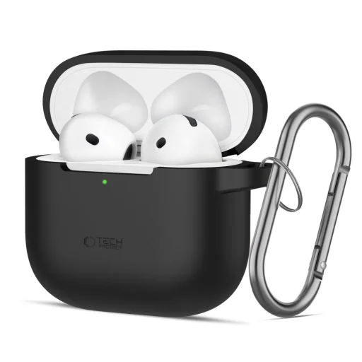 Tech-protect Silicone Hook Apple Airpods 4 Fekete Tok - 1