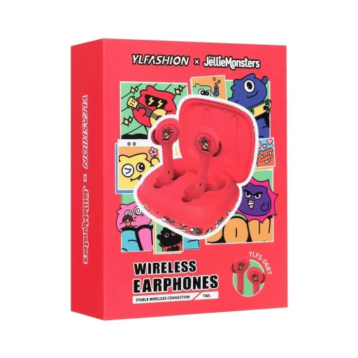 Fülhallgatók vezeték nélküli TWS JELLIE MONSTER Steven YLFS-06BT piros - 5