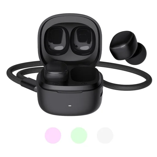 BLUE STAR vezeték nélküli fülhallgató TWS Mini A19 rózsaszín - 12