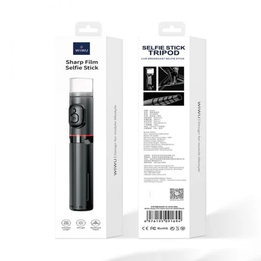 WiWU - Selfie bot Wi-SE003 állvány funkcióval és LED fénnyel - 2