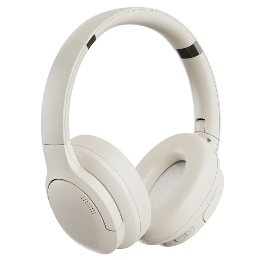 WiWU - Soundcool Headset TD-02 Vezeték nélküli Bluetooth Fejhallgató - Elefántcsont - 2