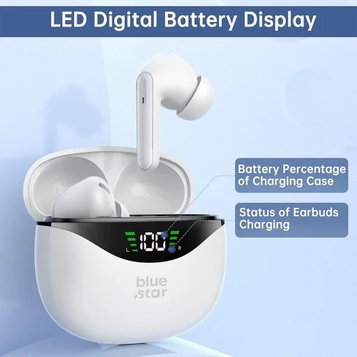 Blue Star TWS model T60 - fehér - 4