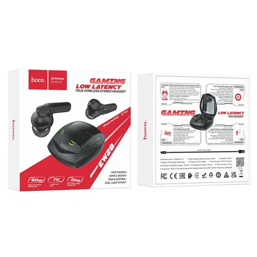 HOCO vezeték nélküli fülhallgató bluetooth TWS EW28 fekete - 5