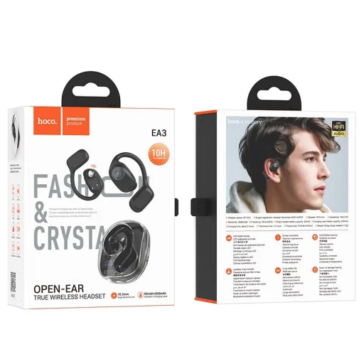 HOCO vezeték nélküli fülhallgató bluetooth TWS EA3 fekete - 2