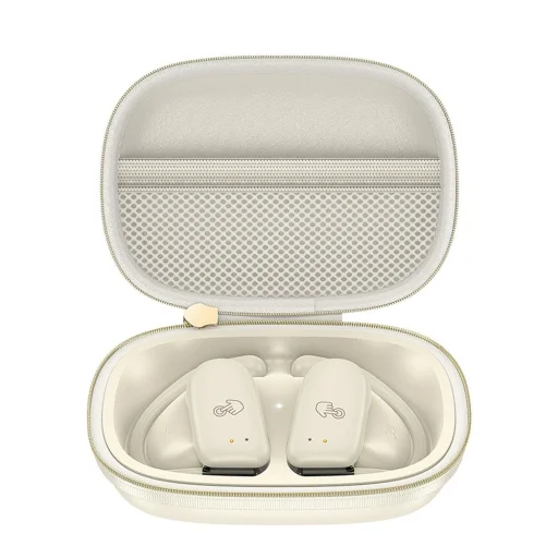 HOCO vezeték nélküli fülhallgató bluetooth TWS EA2 bézs - 3