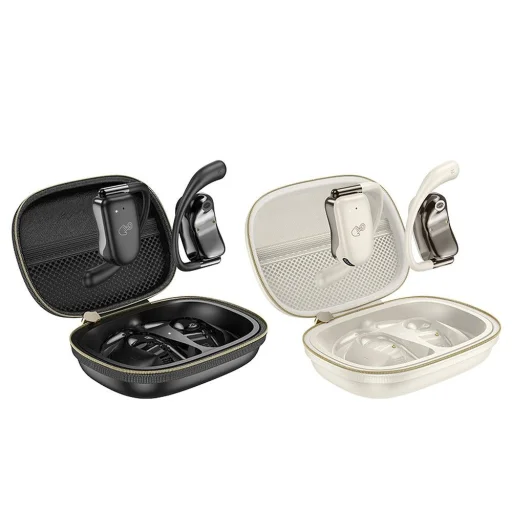 HOCO vezeték nélküli fülhallgató bluetooth TWS EA2 bézs - 6