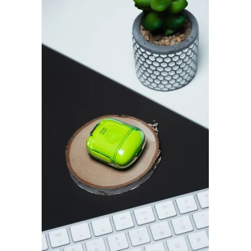 BLUE STAR vezeték nélküli fülhallgató TWS Transparency Fi22 zöld - 7