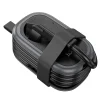 HOCO multifunkcionális elosztó 1 aljzat + 2 x USB A + Type C EU szabványok 4000W 3,1A NS6 1,1 m fekete thumbnail