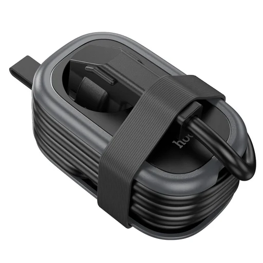 HOCO multifunkcionális elosztó 1 aljzat + 2 x USB A + Type C EU szabványok 4000W 3,1A NS6 1,1 m fekete - 8