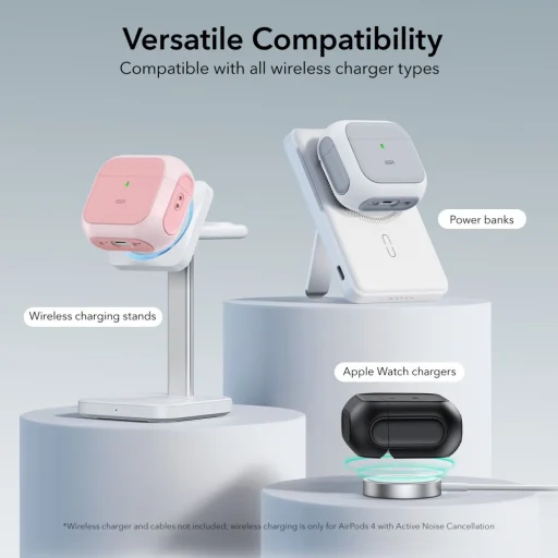 ESR ORBIT HALOLOCK MAGSAFE APPLE AIRPODS 4 rózsaszín tok - 3