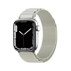 Szíj Alpine acél csattal Apple Watch 38/40/41 mm - ezüst