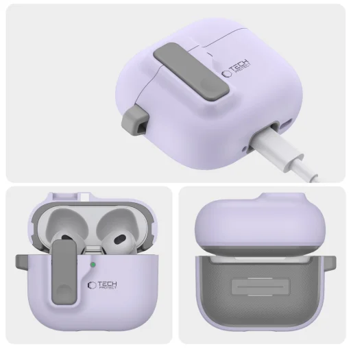 Tech-protect Slim Hook Apple Airpods 4 Lavender Tok - 2