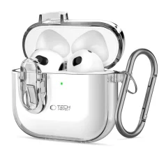 TECH-PROTECT SLIM HOOK APPLE AIRPODS 4 áttetsző tok