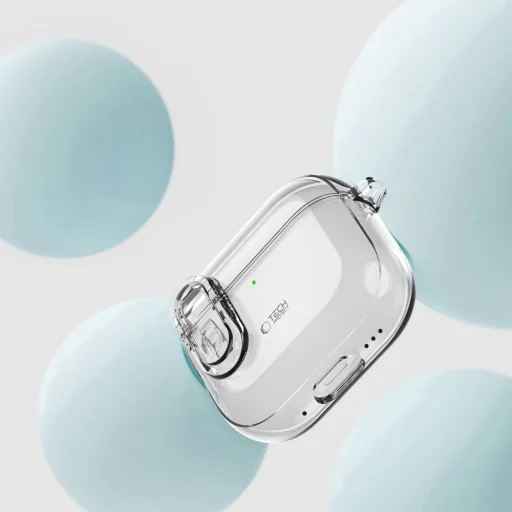 TECH-PROTECT SLIM HOOK APPLE AIRPODS 4 áttetsző tok - 4