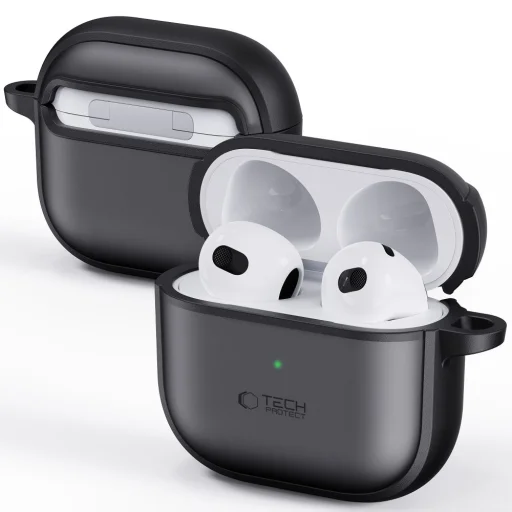 TECH-PROTECT MAGMAT APPLE AIRPODS 4 matt fekete tok - 2