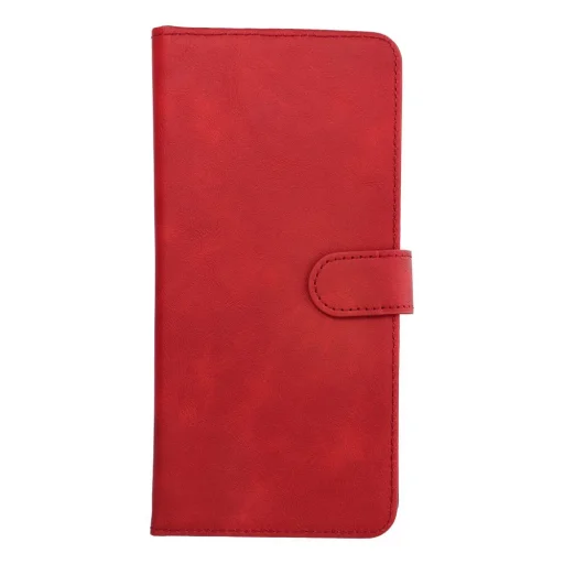 Univerzális fliptok COMMON méret M SAMSUNG S21 / NOTE / NOTE 2 / NOTE 3 / S10 / HUAWEI P30 Lite / P9 / P9 Lite / SONY XPERIA Z3 / Z4 / Z5 piros tok - 4