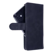 Universal fliptok COMMON méret L IPHONE 6 PLUS / 7 PLUS / 8 PLUS / XS MAX / 11 PRO MAX / SAMSUNG S20 FE / S21 FE / S10 PLUS / A10 / A32 / A54 / XIAOMI 12 LITE / HUAWEI P30 PRO sötétkék tok